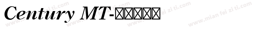 Century MT字体转换